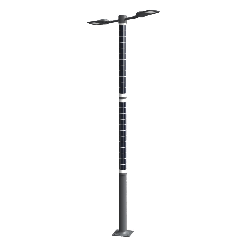 Round Solar Pole